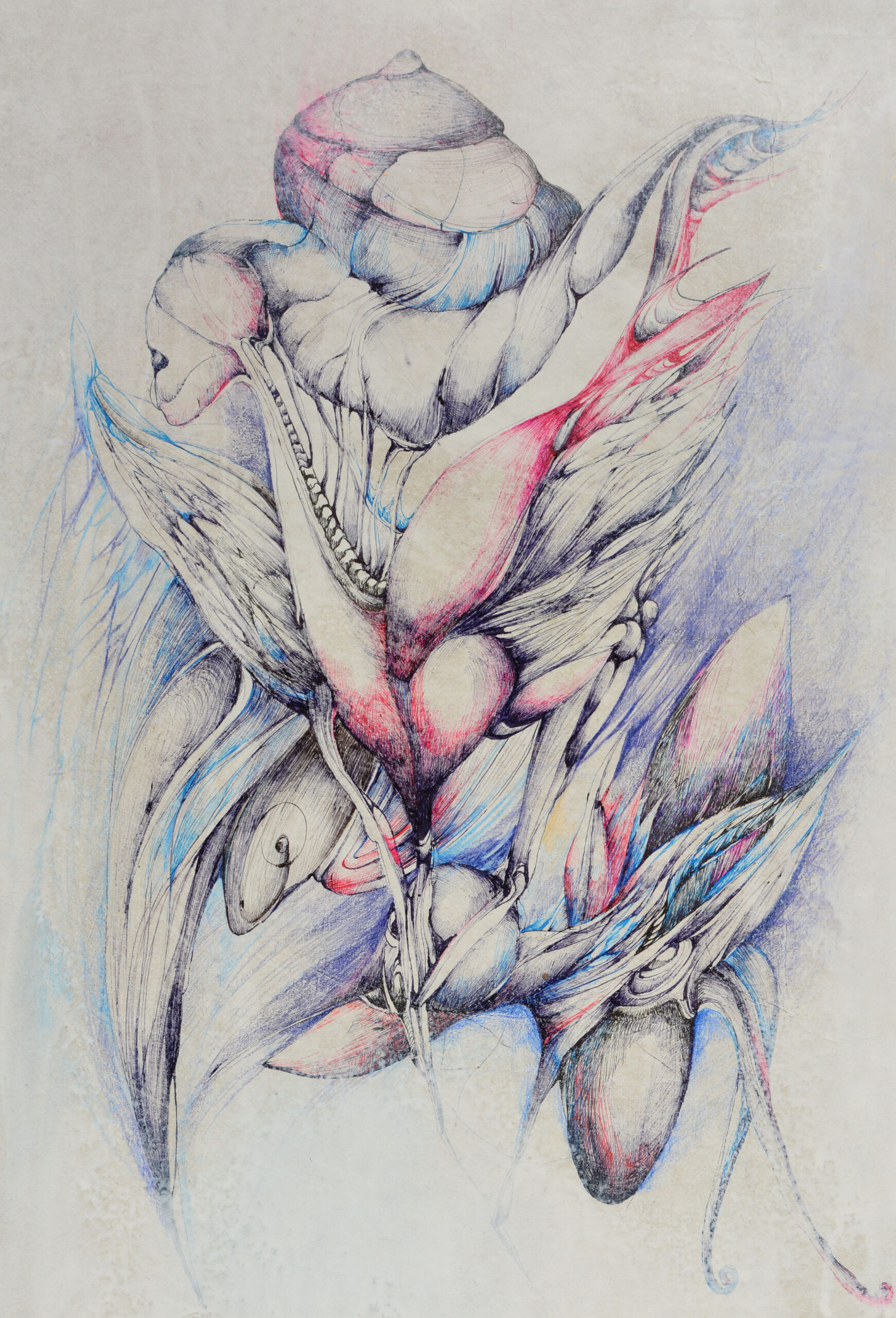 Kombinovana tehnika na kartonu Kombinovana tehnika na kartonu